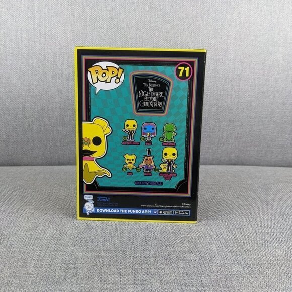 Funko Nightmare Before Christmas NBX Zero Blacklight Pop! Vinyl Figure - Picture 4 of 8